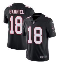 Men's Nike Atlanta Falcons #18 Taylor Gabriel Black Alternate Vapor Untouchable Limited Player NFL Jersey