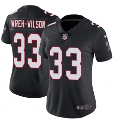 Women's Nike Atlanta Falcons #33 Blidi Wreh-Wilson Black Alternate Vapor Untouchable Limited Player NFL Jersey