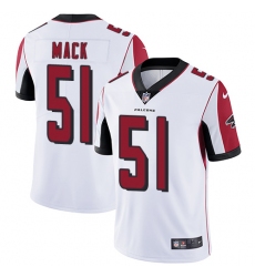 Youth Nike Atlanta Falcons #51 Alex Mack White Vapor Untouchable Limited Player NFL Jersey