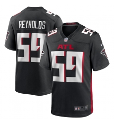 Men's Atlanta Falcons #59 LaRoy Reynolds Nike Black Game Player Jersey