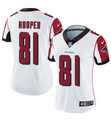 Women's Nike Atlanta Falcons #81 Austin Hooper White Vapor Untouchable Limited Player NFL Jersey