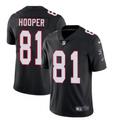 Youth Nike Atlanta Falcons #81 Austin Hooper Black Alternate Vapor Untouchable Limited Player NFL Jersey
