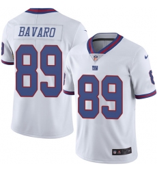 Youth Nike New York Giants #89 Mark Bavaro Limited White Rush Vapor Untouchable NFL Jersey