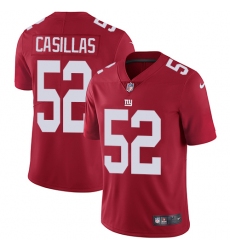 Men's Nike New York Giants #52 Jonathan Casillas Red Alternate Vapor Untouchable Limited Player NFL Jersey