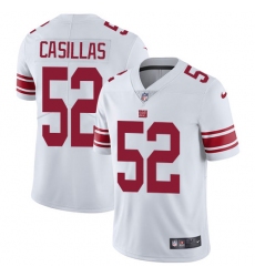 Youth Nike New York Giants #52 Jonathan Casillas White Vapor Untouchable Limited Player NFL Jersey