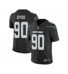 Youth New York Jets #90 Dennis Byrd White Vapor Untouchable Limited Player Football Jersey