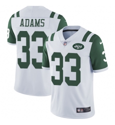 Youth Nike New York Jets #33 Jamal Adams White Vapor Untouchable Limited Player NFL Jersey