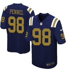 Youth Nike New York Jets #98 Mike Pennel Limited Navy Blue Alternate NFL Jersey