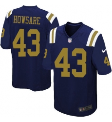 Youth Nike New York Jets #43 Julian Howsare Limited Navy Blue Alternate NFL Jersey