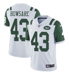 Youth Nike New York Jets #43 Julian Howsare White Vapor Untouchable Limited Player NFL Jersey