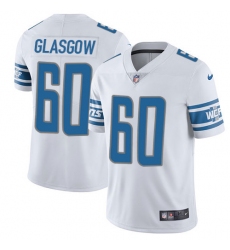 Youth Nike Detroit Lions #60 Graham Glasgow Limited White Vapor Untouchable NFL Jersey