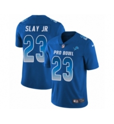 Men's Nike Detroit Lions #23 Darius Slay Limited Royal Blue NFC 2019 Pro Bowl NFL Jersey