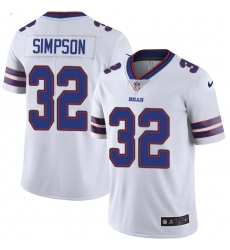 Men's Nike Buffalo Bills #32 O. J. Simpson White Vapor Untouchable Limited Player NFL Jersey