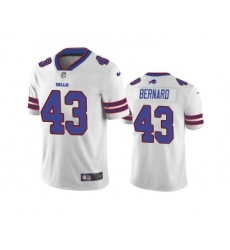 Men's Buffalo Bills #43 Terrel Bernard White Vapor Untouchable Limited Stitched Jersey