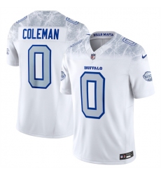 Youth Buffalo Bills #0 Keon Coleman White 2025 F.U.S.E. “Rivalries” Vapor Untouchable Stitched Football Jersey