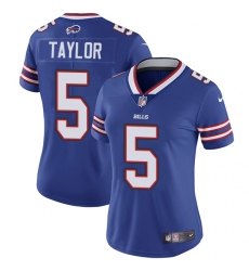 Women's Nike Buffalo Bills #5 Tyrod Taylor Royal Blue Team Color Vapor Untouchable Limited Player NFL Jersey