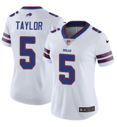 Women's Nike Buffalo Bills #5 Tyrod Taylor White Vapor Untouchable Limited Player NFL Jersey