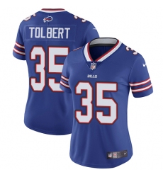 Women's Nike Buffalo Bills #35 Mike Tolbert Royal Blue Team Color Vapor Untouchable Limited Player NFL Jersey