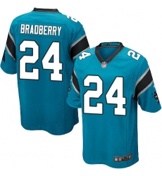 Men's Nike Carolina Panthers #24 James Bradberry Game Blue Alternate NFL Jersey