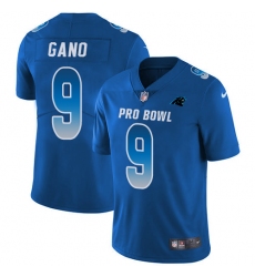 Men's Nike Carolina Panthers #9 Graham Gano Limited Royal Blue 2018 Pro Bowl NFL Jersey