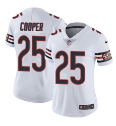 Women's Nike Chicago Bears #25 Marcus Cooper White Vapor Untouchable Limited Player NFL Jersey
