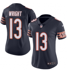 Women's Nike Chicago Bears #13 Kendall Wright Navy Blue Team Color Vapor Untouchable Limited Player NFL Jersey