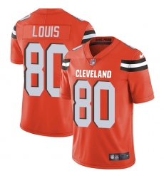Men's Nike Cleveland Browns #80 Ricardo Louis Orange Alternate Vapor Untouchable Limited Player NFL Jersey