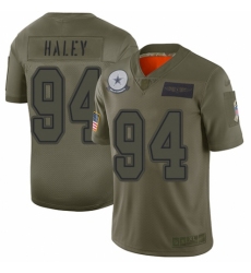 Women's Dallas Cowboys #94 Charles Haley Limited Camo 2019 Salute to Service Football Jersey
