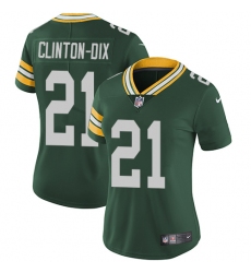 Women's Nike Green Bay Packers #21 Ha Ha Clinton-Dix Green Team Color Vapor Untouchable Limited Player NFL Jersey