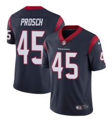 Youth Nike Houston Texans #45 Jay Prosch Limited Navy Blue Team Color Vapor Untouchable NFL Jersey