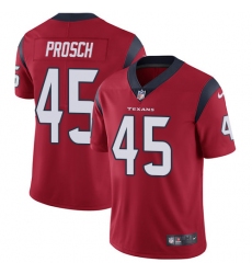 Youth Nike Houston Texans #45 Jay Prosch Limited Red Alternate Vapor Untouchable NFL Jersey