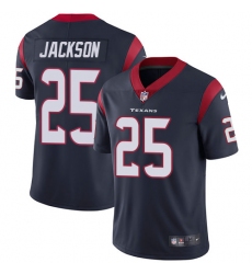 Men's Nike Houston Texans #25 Kareem Jackson Limited Navy Blue Team Color Vapor Untouchable NFL Jersey