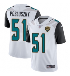 Men's Nike Jacksonville Jaguars #51 Paul Posluszny White Vapor Untouchable Limited Player NFL Jersey