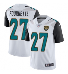 Men's Nike Jacksonville Jaguars #27 Leonard Fournette White Vapor Untouchable Limited Player NFL Jersey