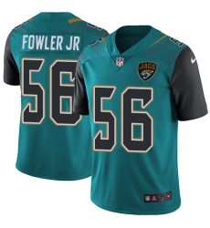 Youth Nike Jacksonville Jaguars #56 Dante Fowler Jr Teal Green Team Color Vapor Untouchable Limited Player NFL Jersey