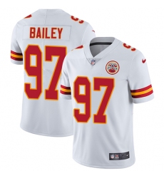 Men's Nike Kansas City Chiefs #97 Allen Bailey White Vapor Untouchable Limited Player NFL Jersey